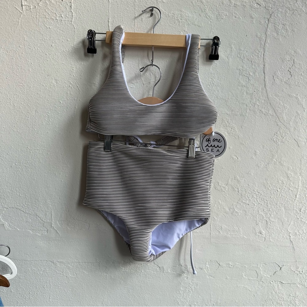 High Waisted Two Piece Swimming Suit SET
